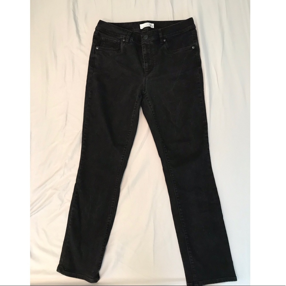 ✨NOT FOR SALE✨ LOFT Vintage Black Skinny Jeans - Picture 2 of 5